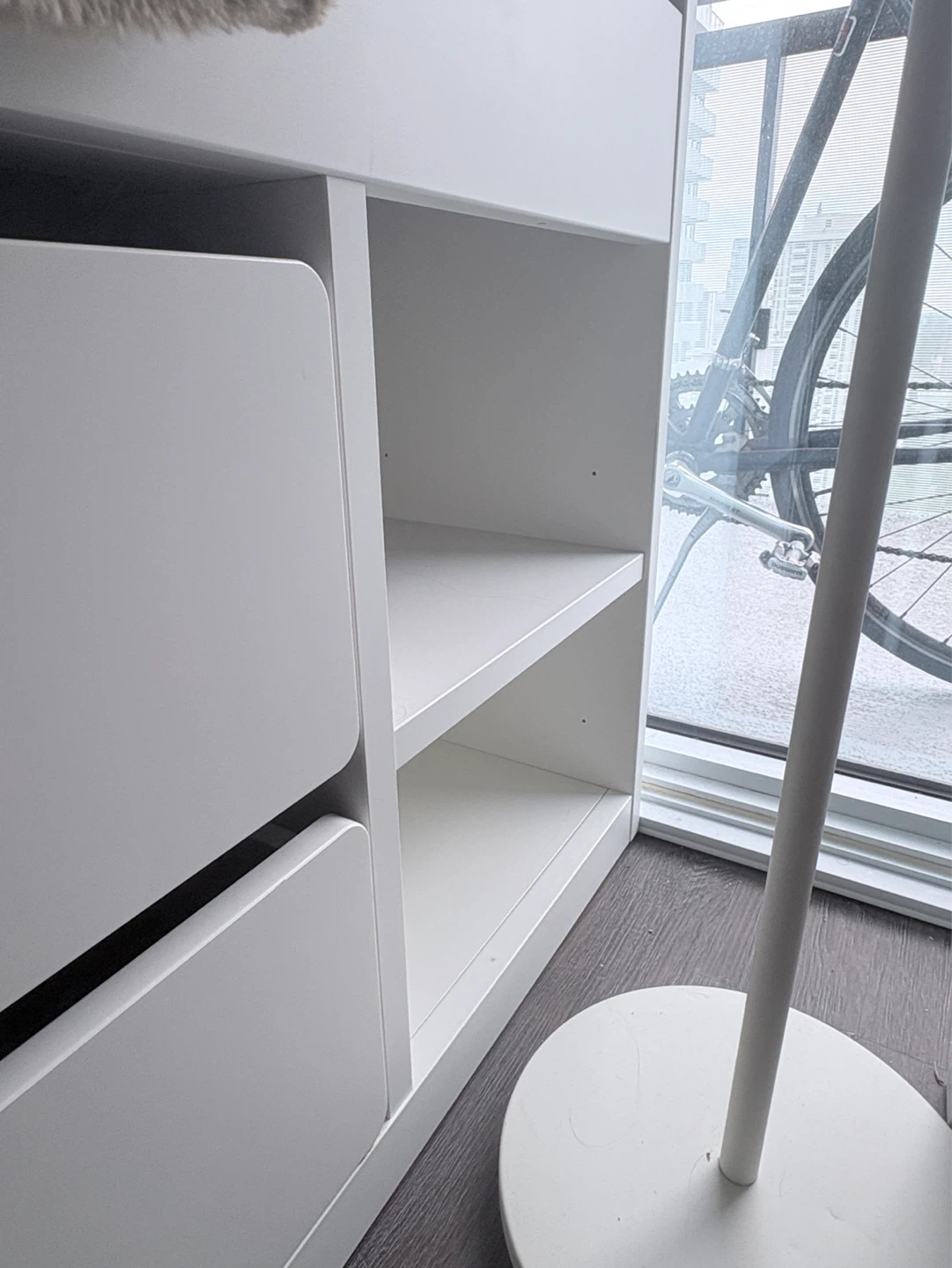 White single bed with storage - photo 3
