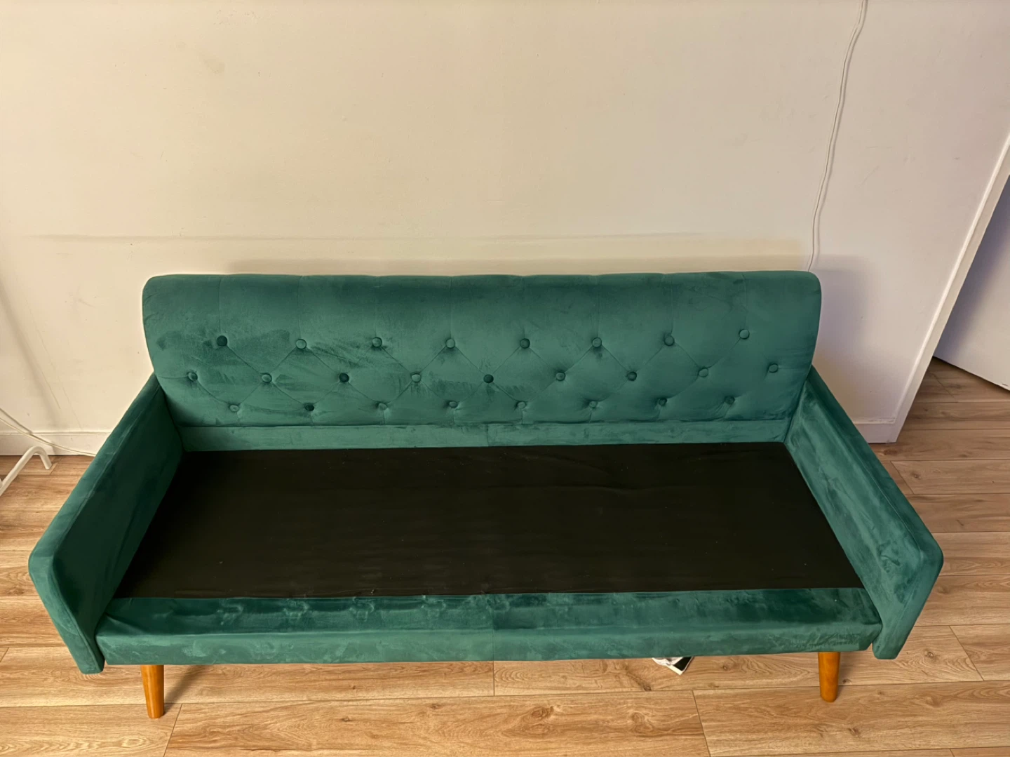 Green Velvet Sofa - photo 4