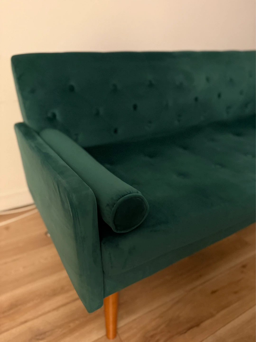 Green Velvet Sofa - photo 2