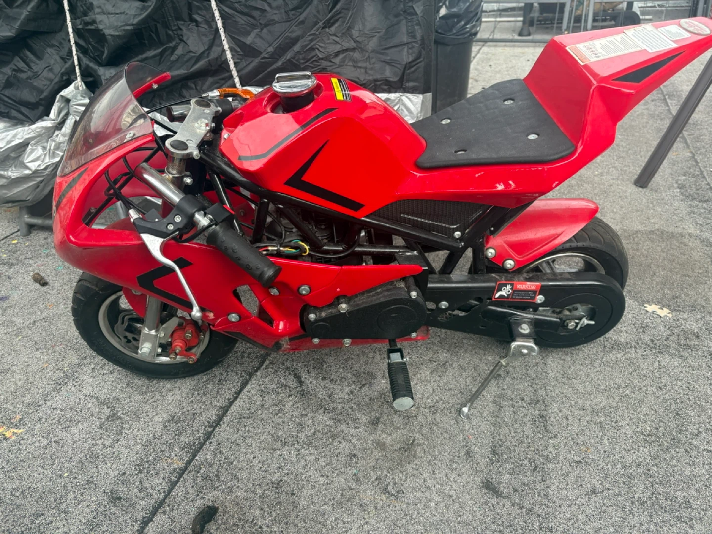 GB Moto Red Pocket Bike
