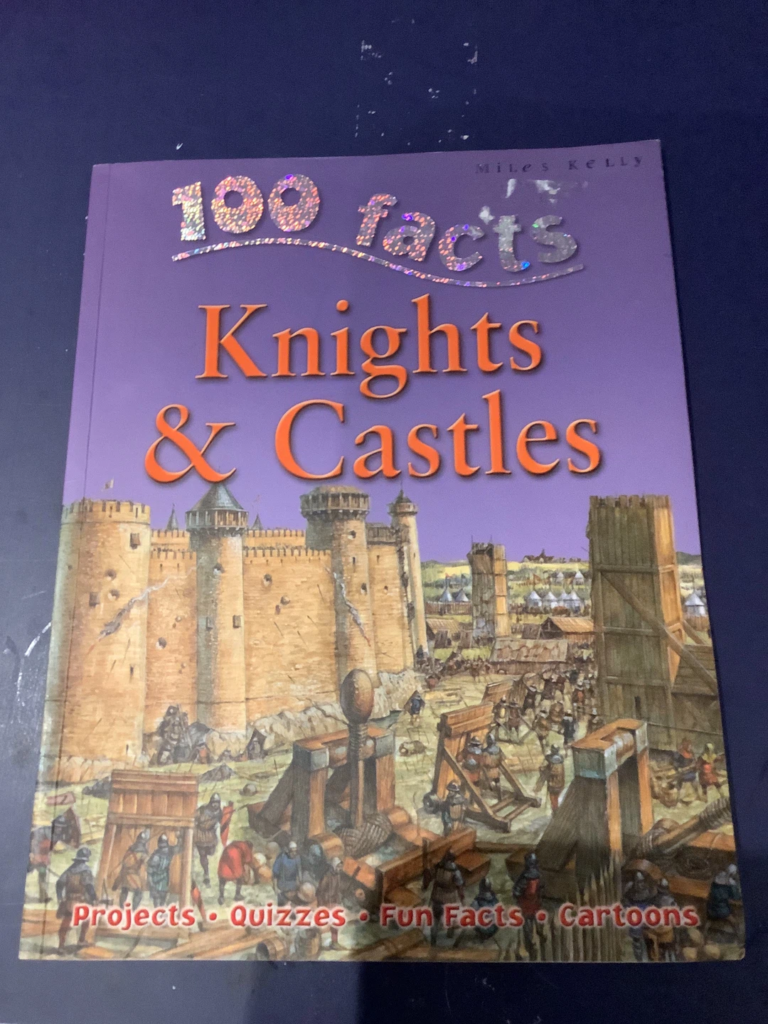 100 Facts Knights & Castles Book