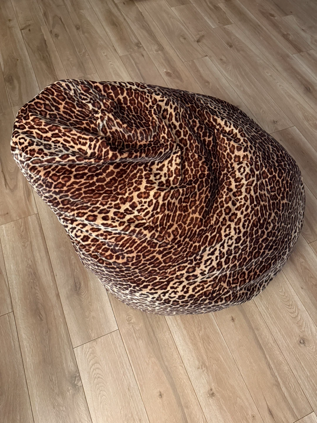 Leopard Print Bean Bag Chair