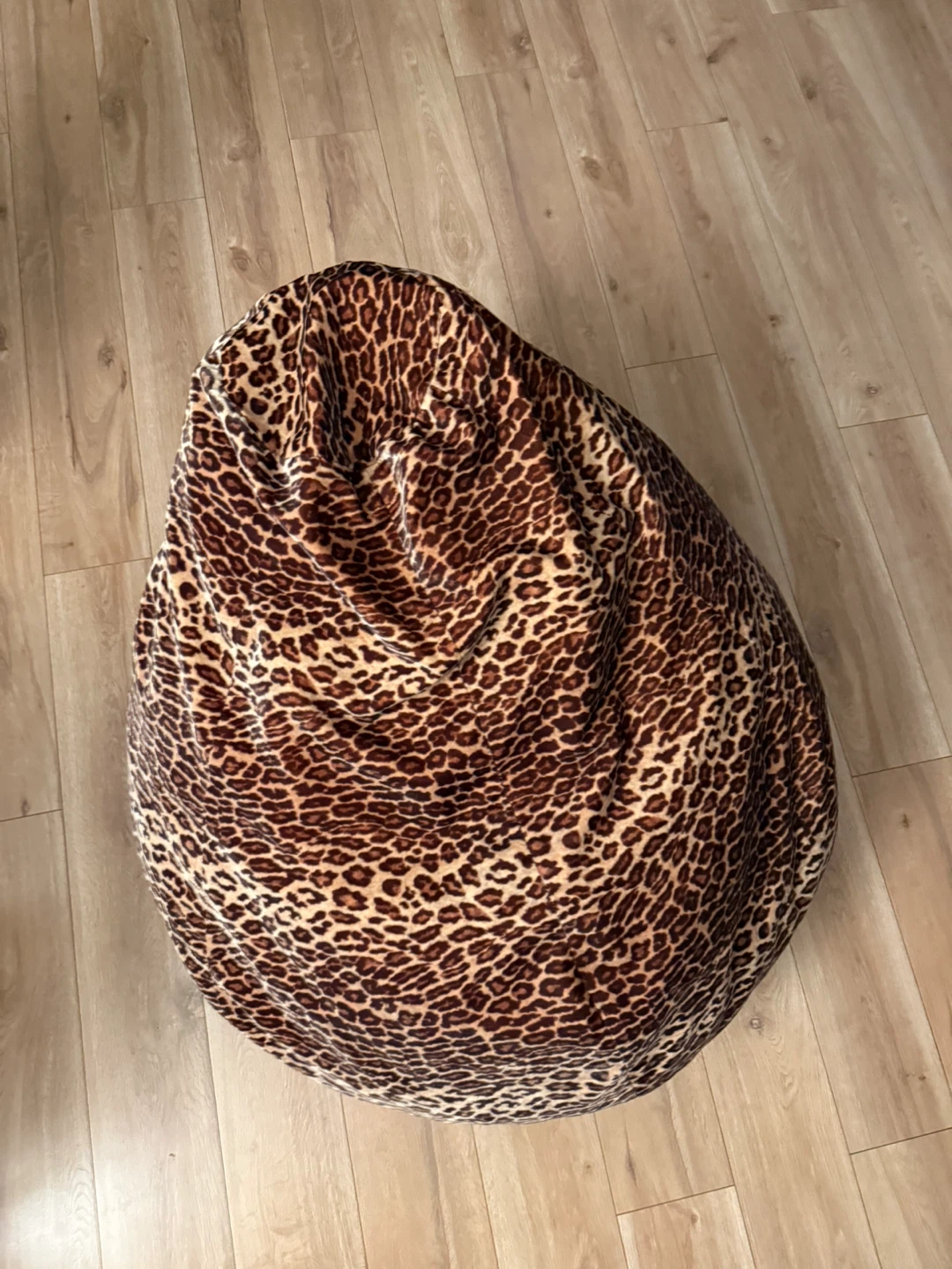 Leopard Print Bean Bag Chair - photo 2