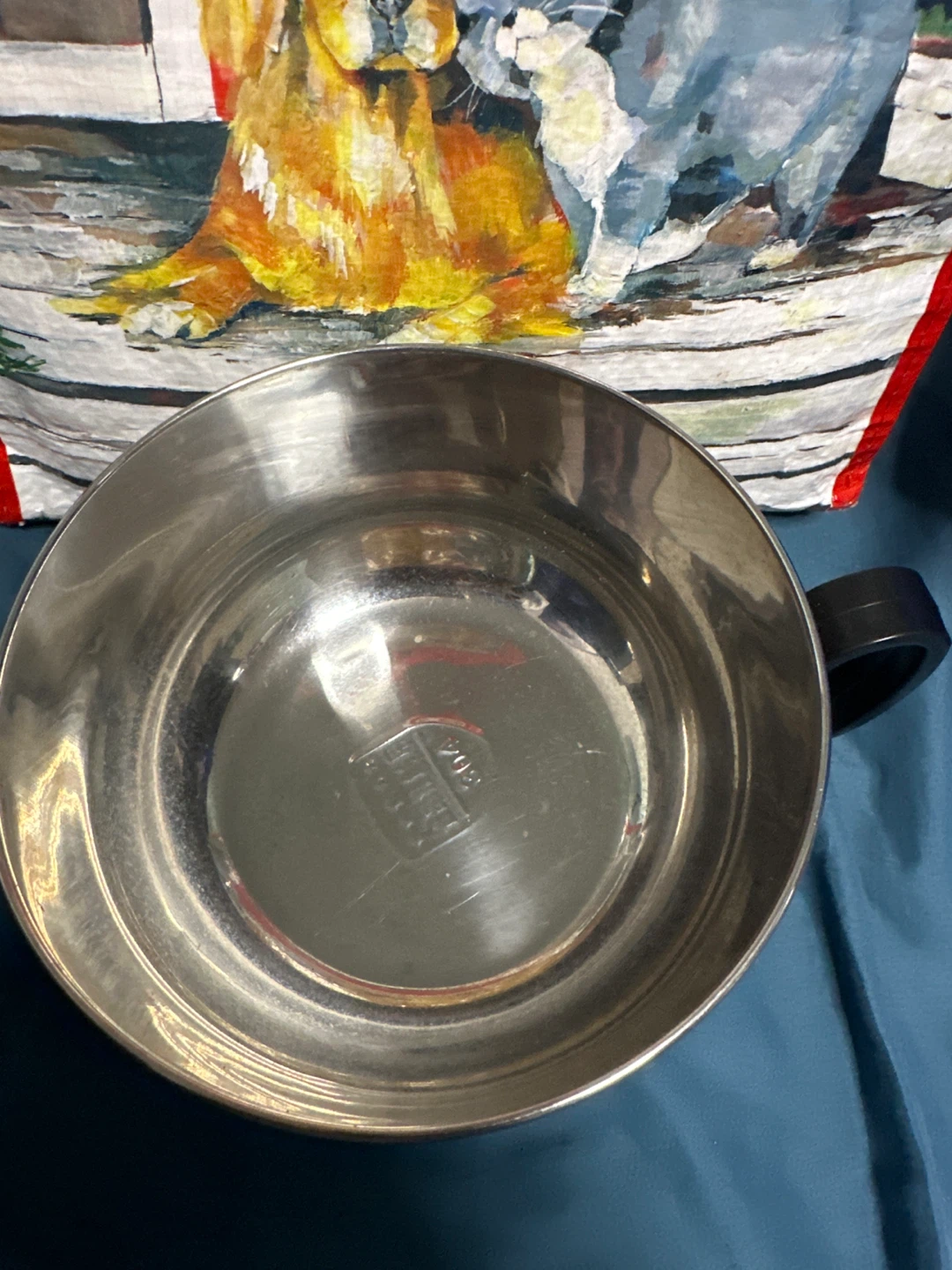 ⚽️ Stainless Steel Bowl with Handle - photo 2