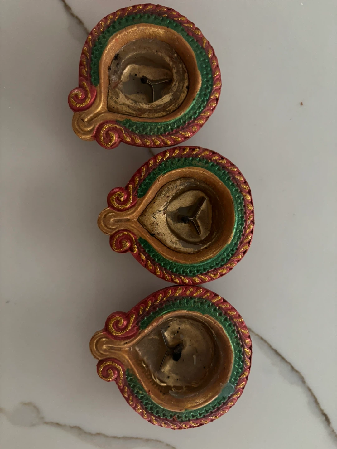 Diya Oil Lamps Set ⚽ - photo 3