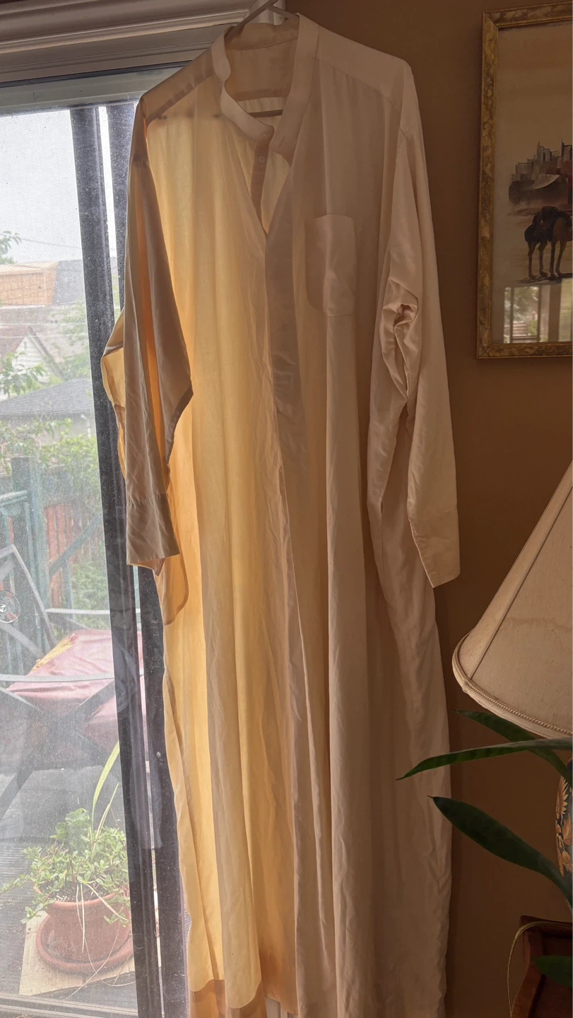 ⚽ Men's Thobe set ,Jubba ,Kaftan& white trousers - photo 4