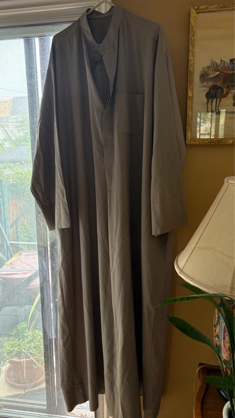 ⚽ Men's Thobe set ,Jubba ,Kaftan& white trousers - photo 3