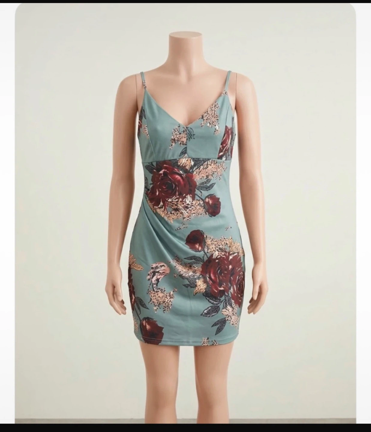 Floral Print Mini Dress ⚽️
