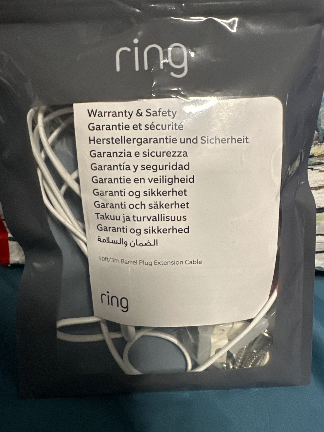 ⚽️ Ring 10ft/3m Barrel Plug Extension Cable