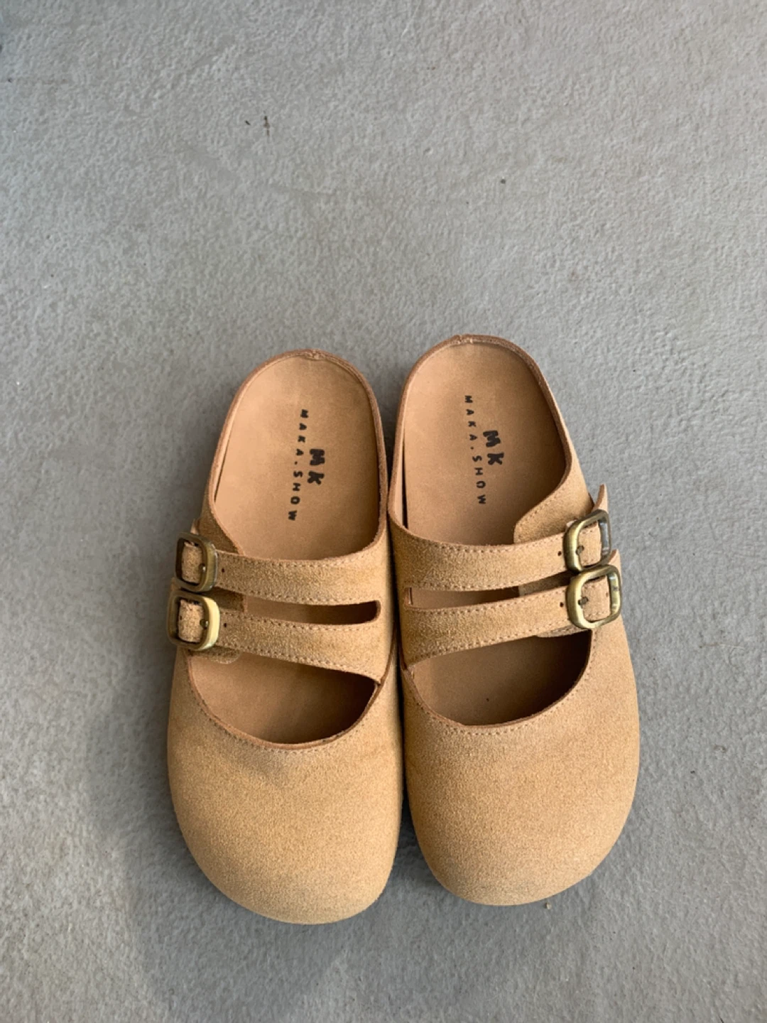 MK Maka.Show Suede Clogs Size 230