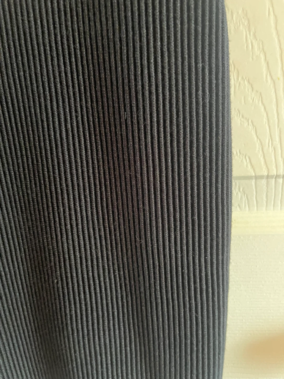 Black Ribbed Knit Dress - photo 4