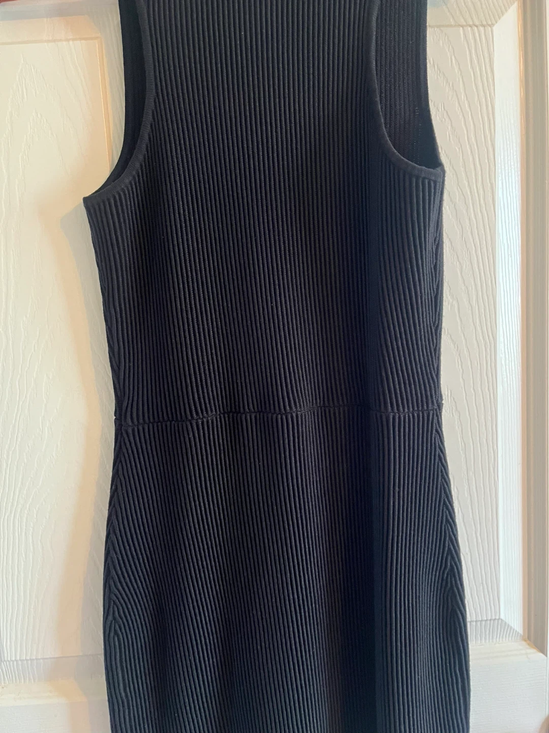 Black Ribbed Knit Dress - photo 5