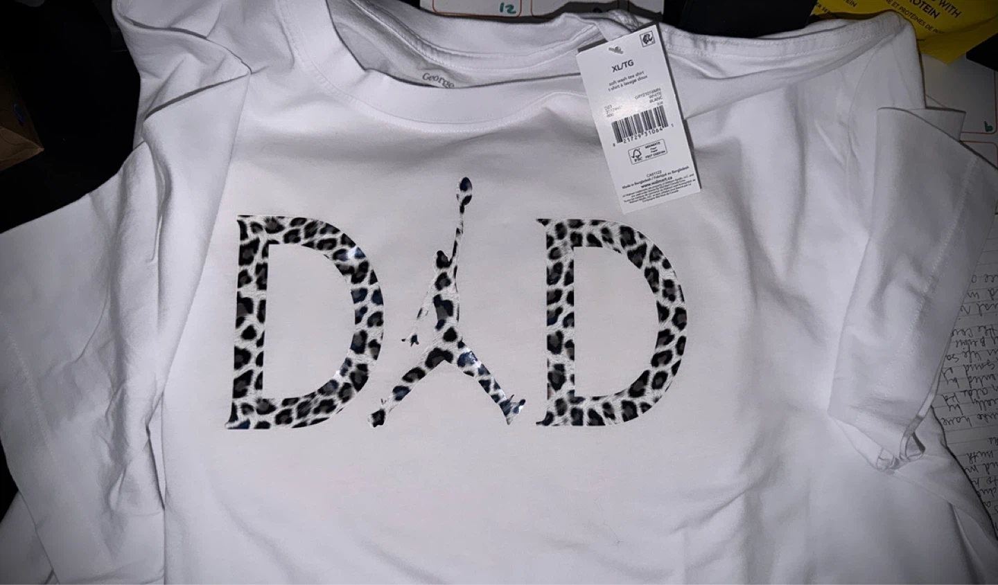 Dad T-Shirt XL/TG White