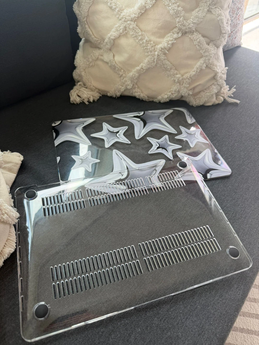Clear Laptop Case with Star Design - photo 2