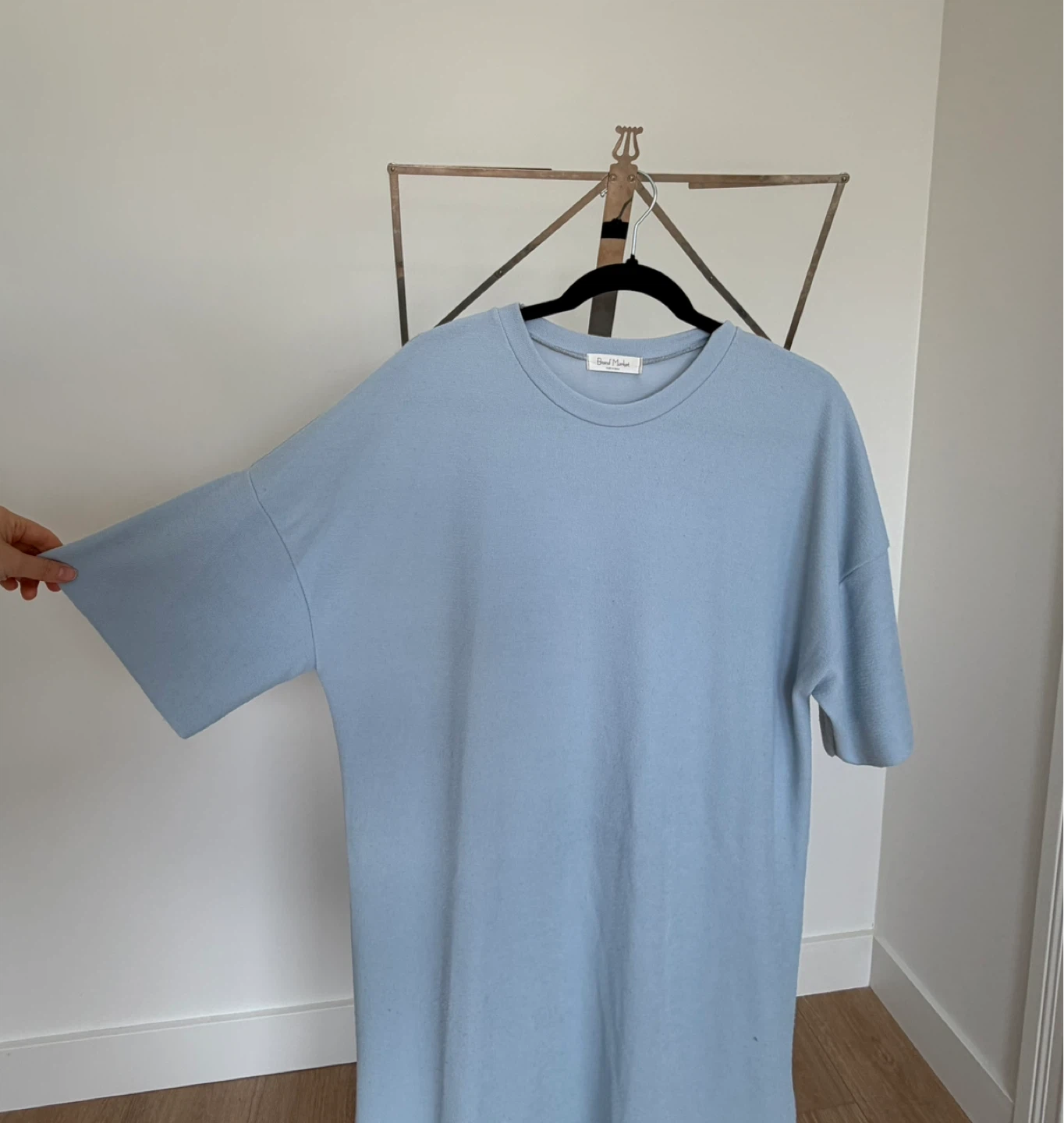 Short-Sleeved Long Lounge Dress - photo 3