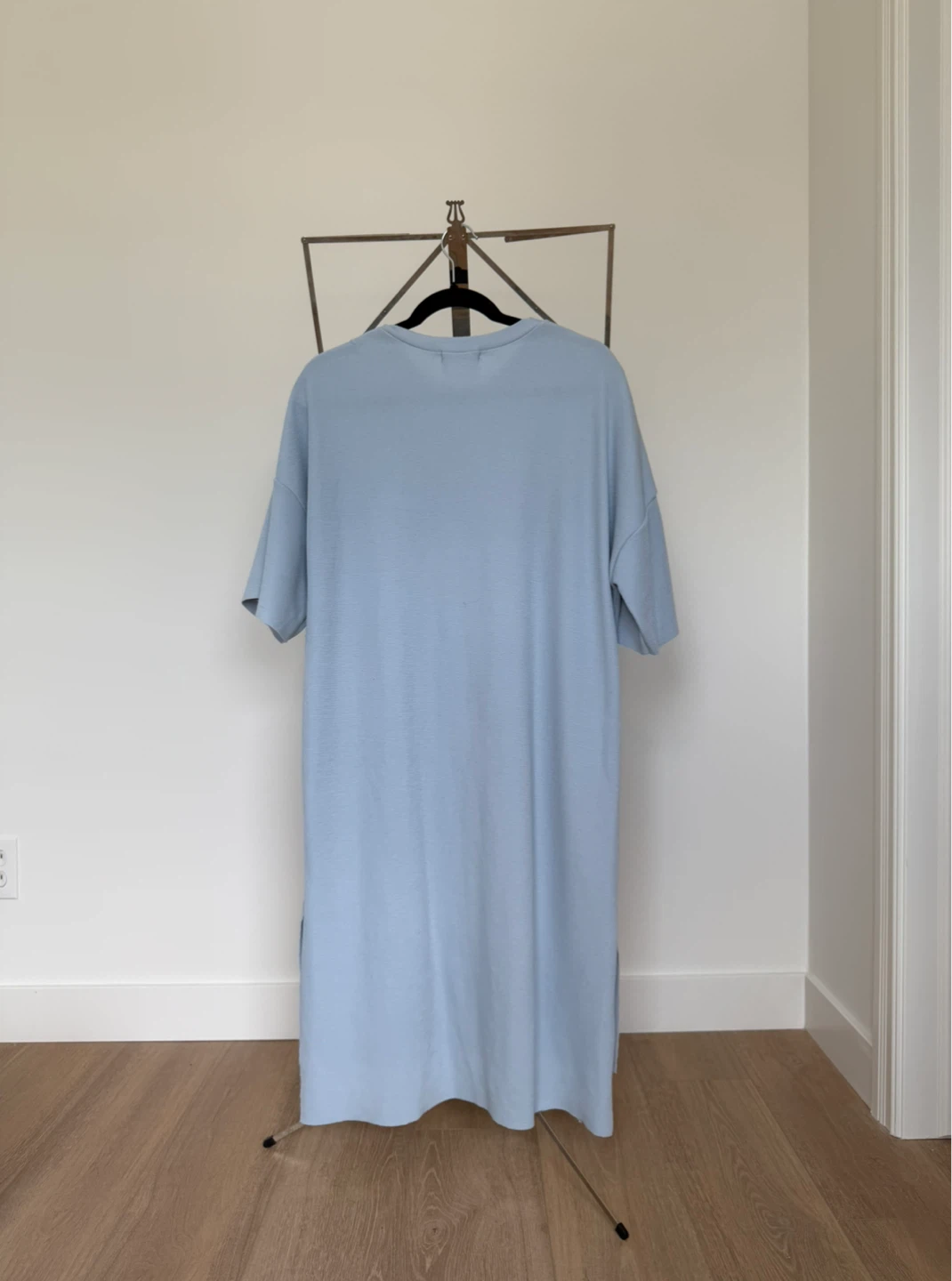 Short-Sleeved Long Lounge Dress - photo 2