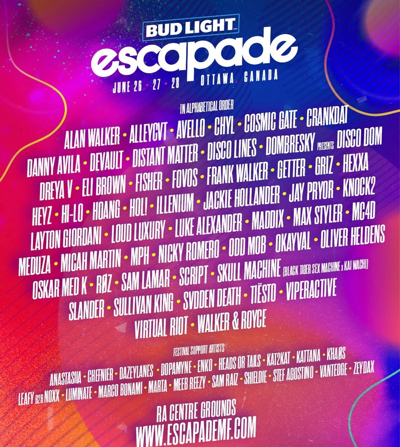 3 DAY GA - ESCAPADE WRISTBAND