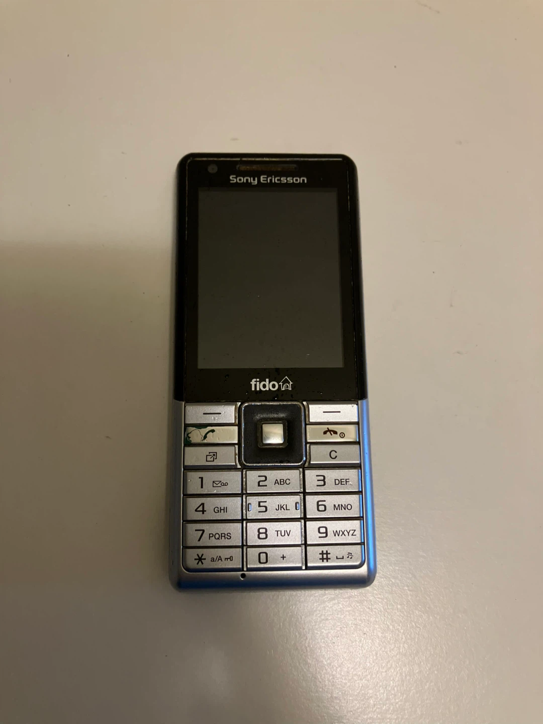 Vintage Sony Ericsson Fido Mobile Phone