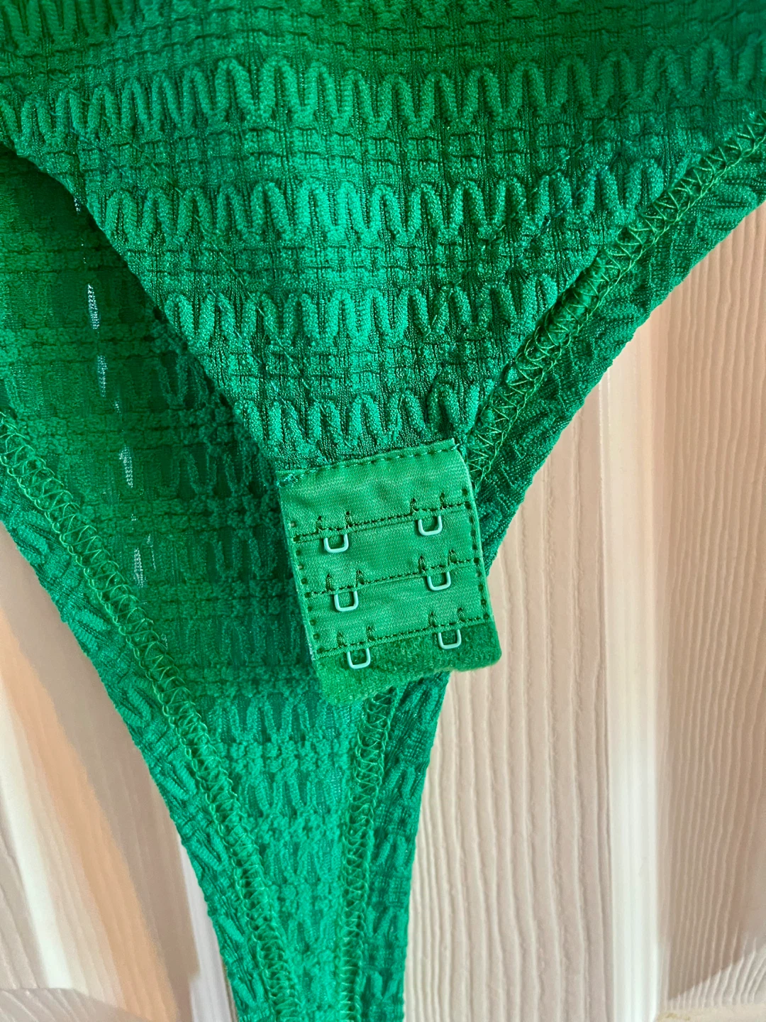 La Maison Simons Green Textured Long Sleeve Bodysuit - photo 4