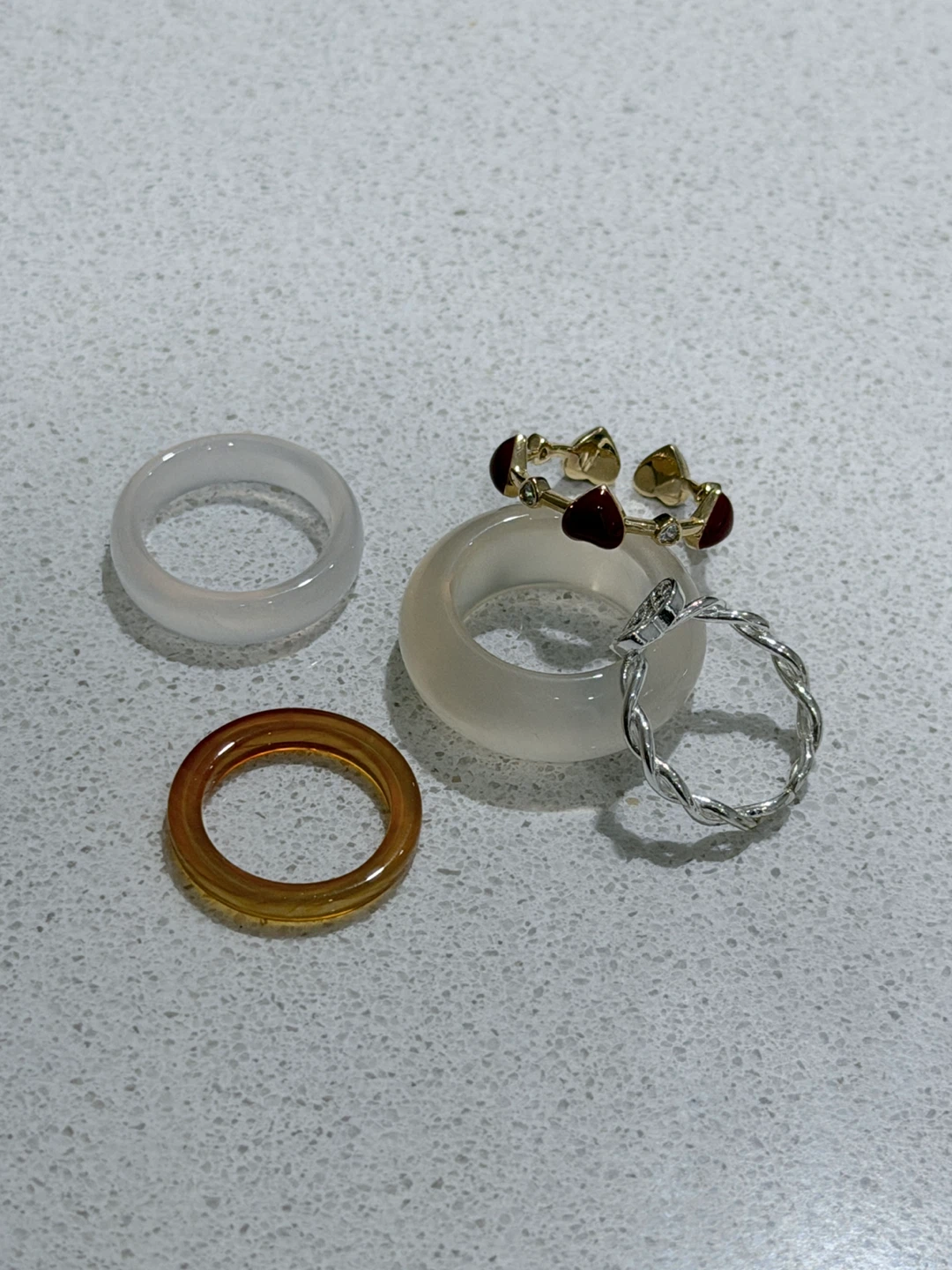 Rings - natural agate rings, or 925 sliver - photo 2