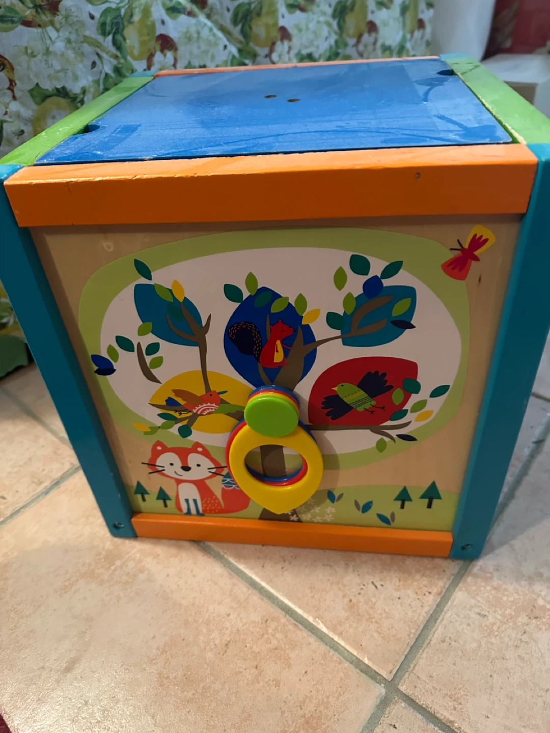 Wooden Activity Cube Toy