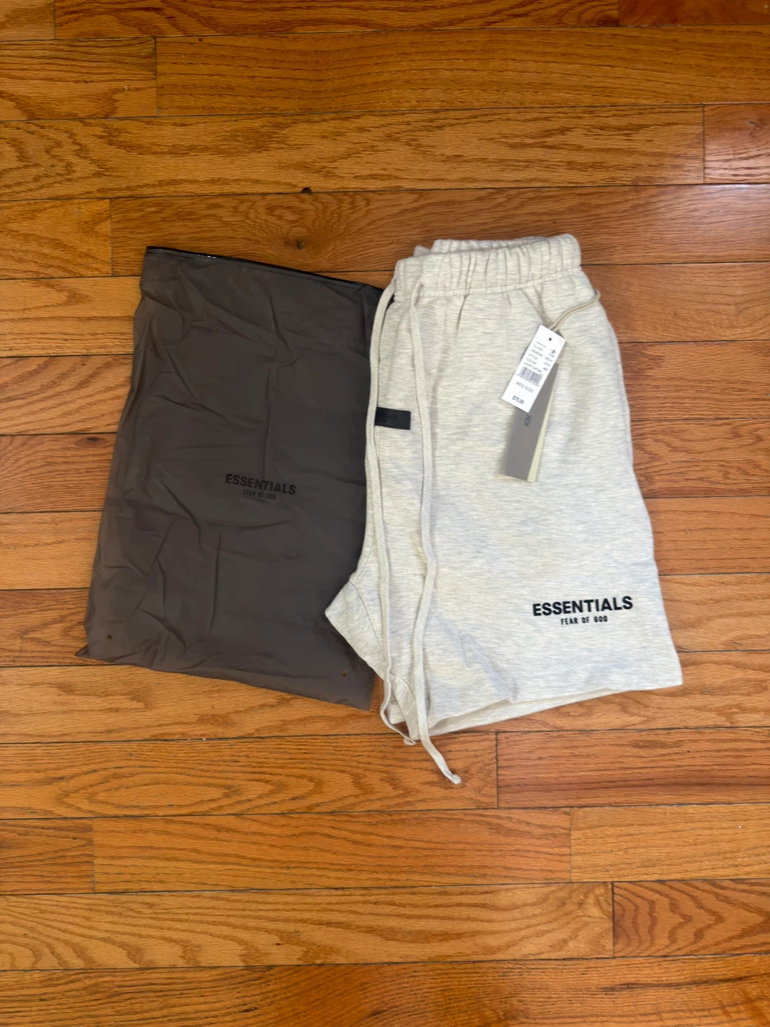Fear of God Essentials Sweat Shorts - Light Heather Oatmeal - photo 2