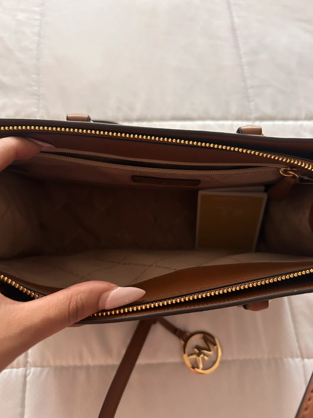 Michael Kors Sheila MD CZ Satchel Brown - photo 3