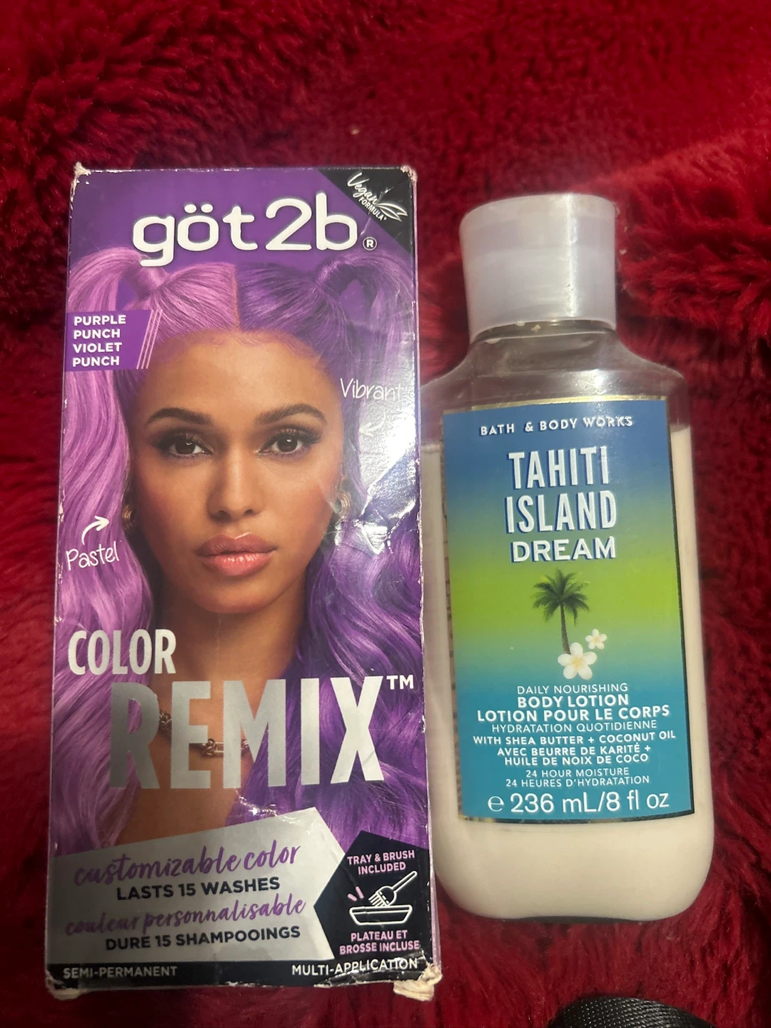 ⚽️ Göt2b Color Remix Hair Dye & Bath & Body Works Body Lotion