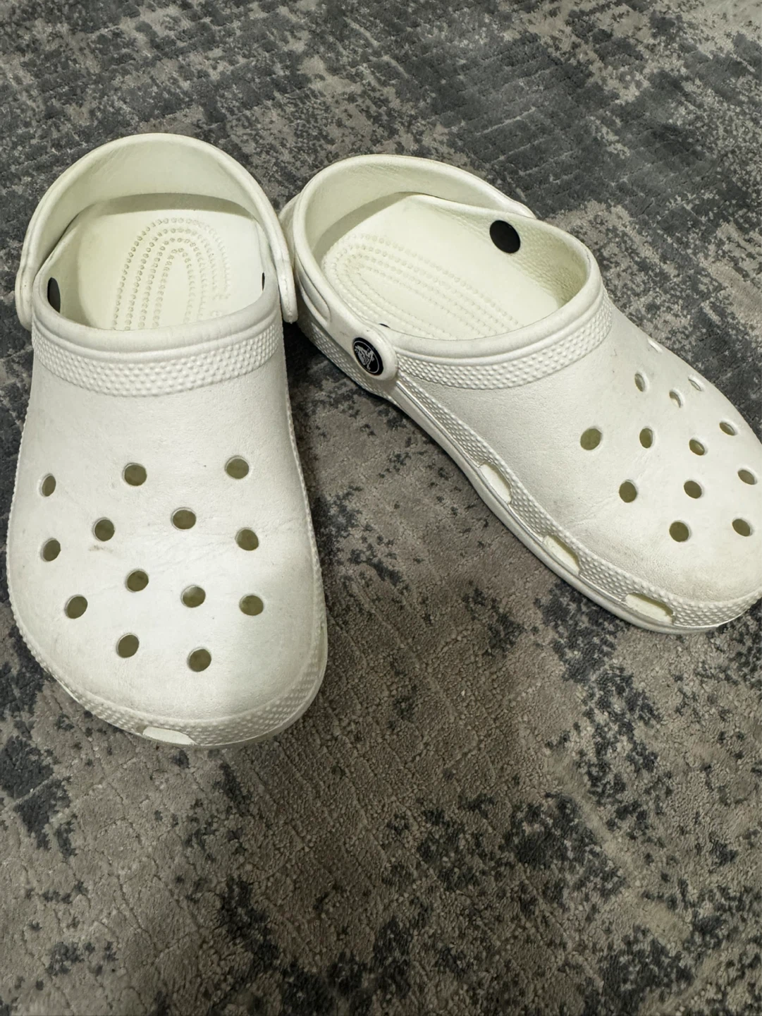 White Crocs Clogs Size 6