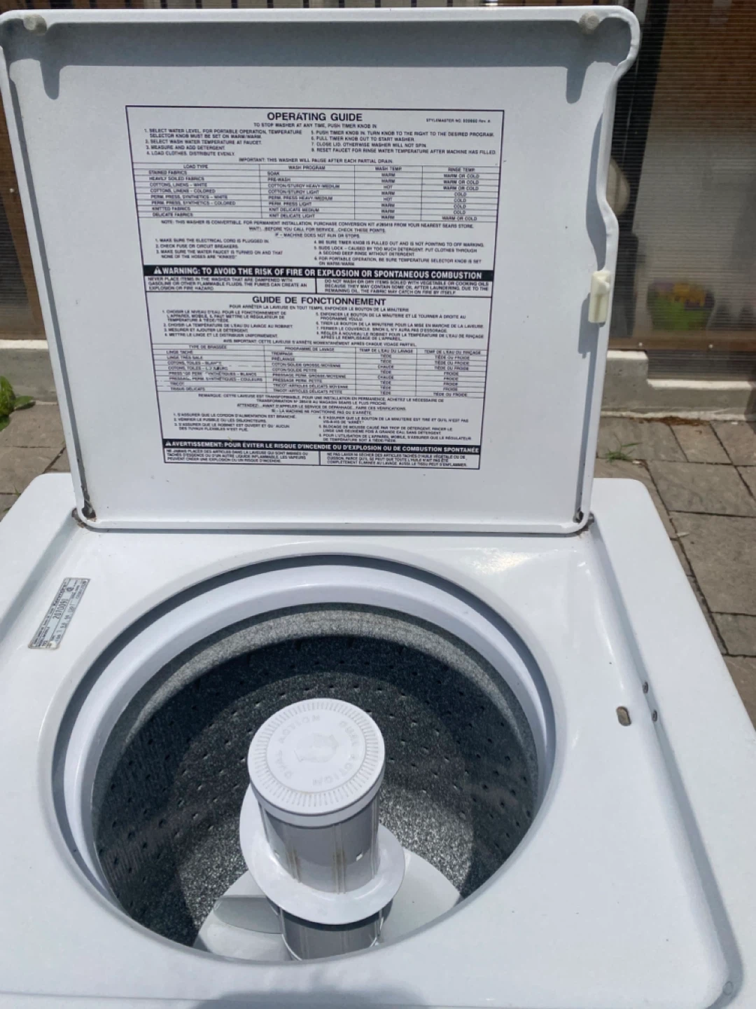 Kenmore Top Load Washer - photo 3