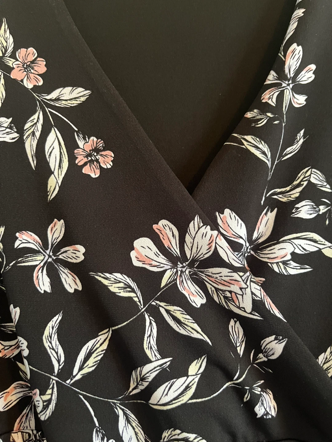 Guess Floral Wrap Dress - Size S - photo 4