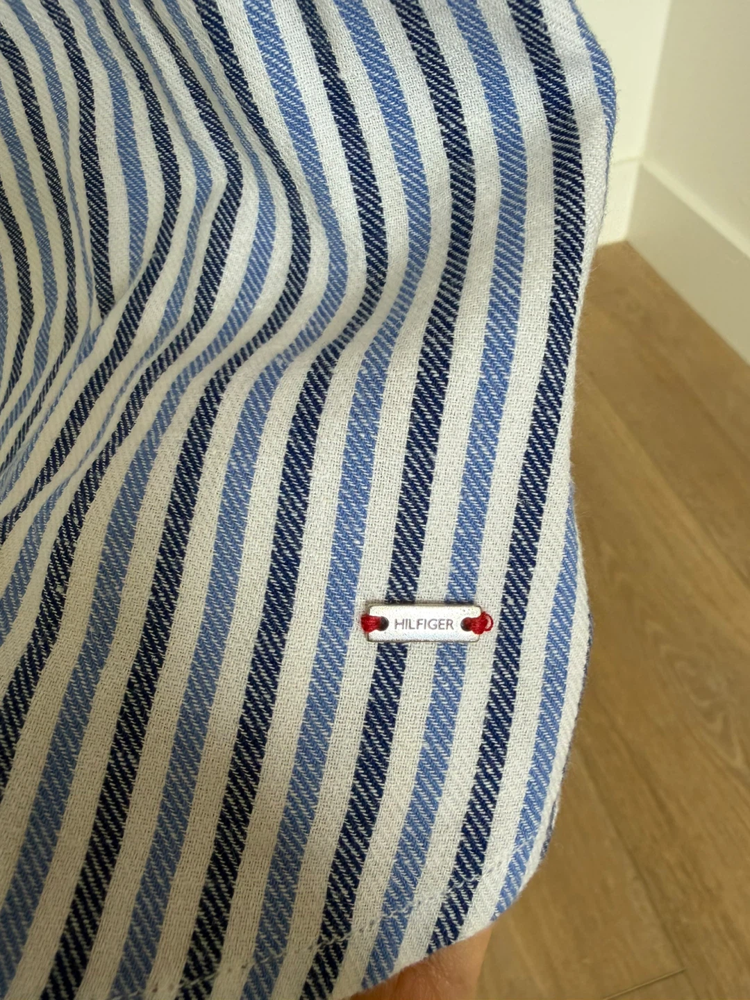 TOMMY HILFIGER Striped Off-Shoulder Dress - photo 4