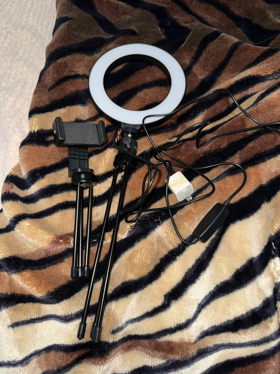 LED Ring Light with Tripod and Phone Mount