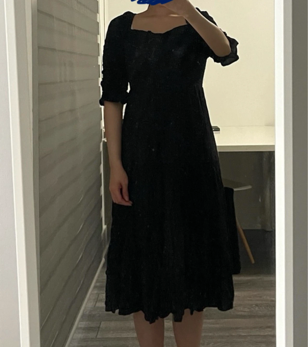Oak + Fort Black Dress - Size S - photo 4