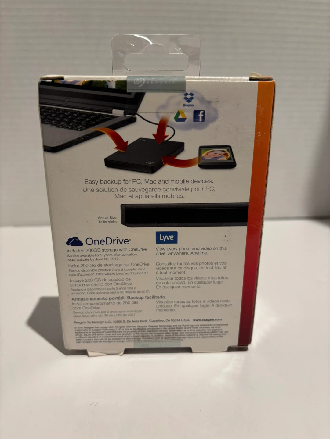 Seagate Backup Plus Slim Portable 2TB External Hard Drive - photo 4