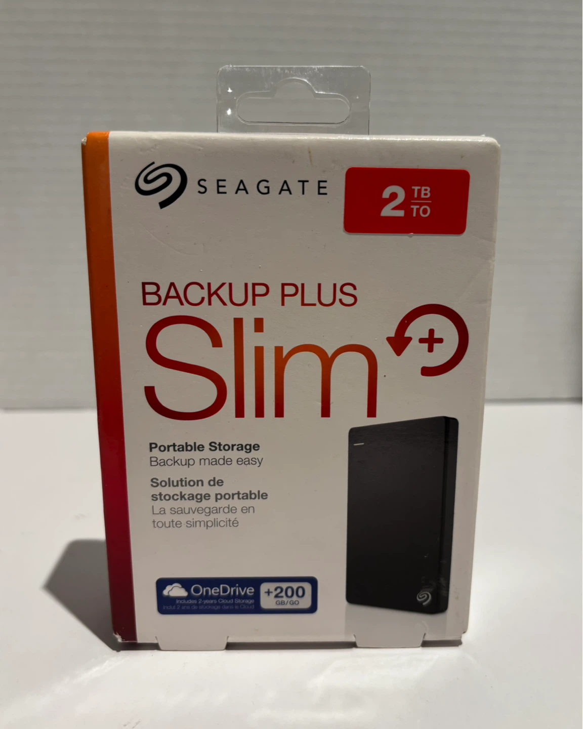 Seagate Backup Plus Slim Portable 2TB External Hard Drive
