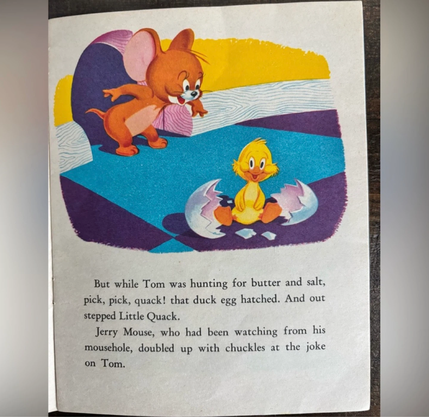⚽️MGM's Tom and Jerry meet Little Quack Golden Pleasure Book - photo 4
