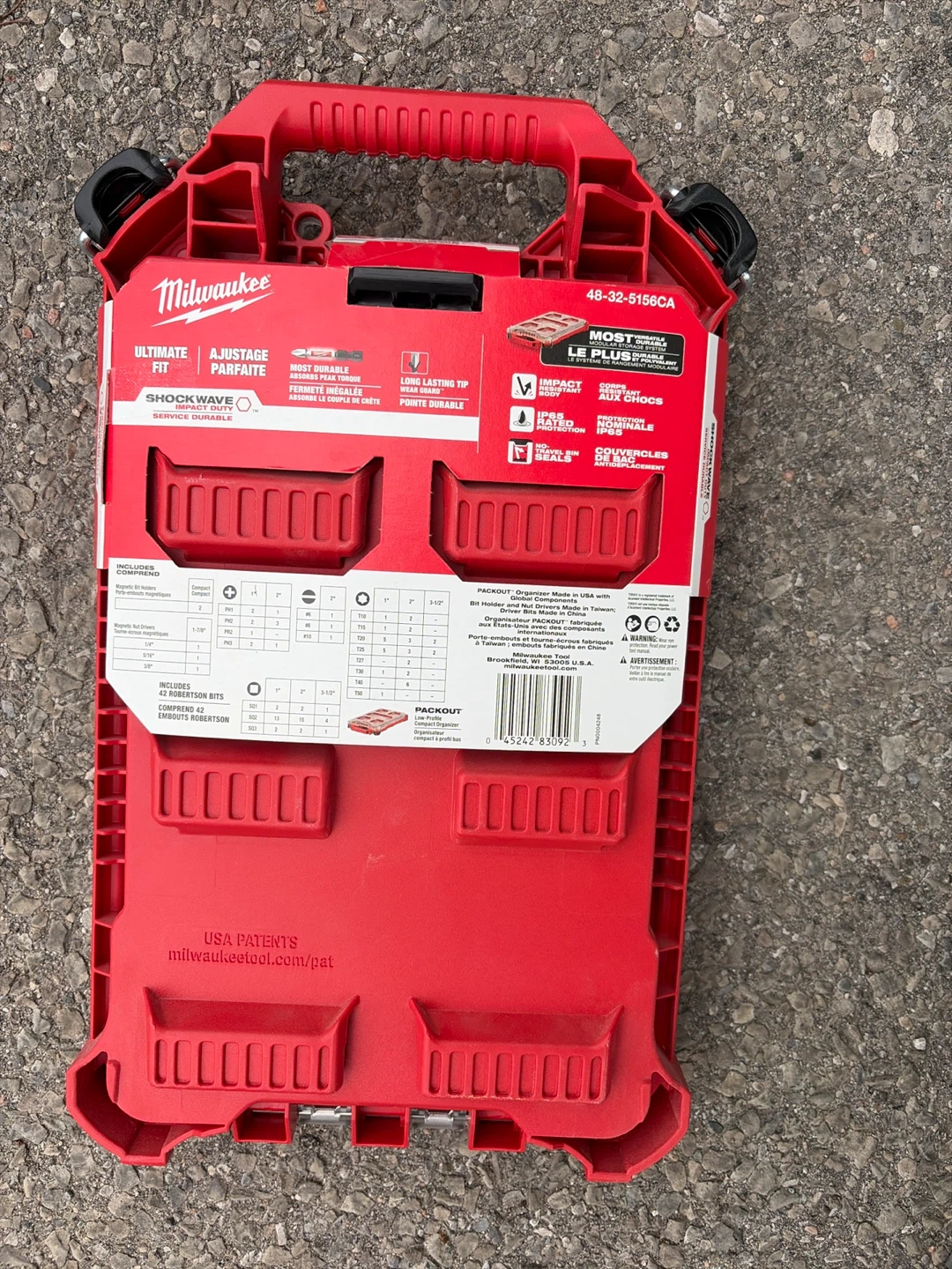 Milwaukee 100-Piece SHOCKWAVE Impact Bit Set with PACKOUT Case - photo 2