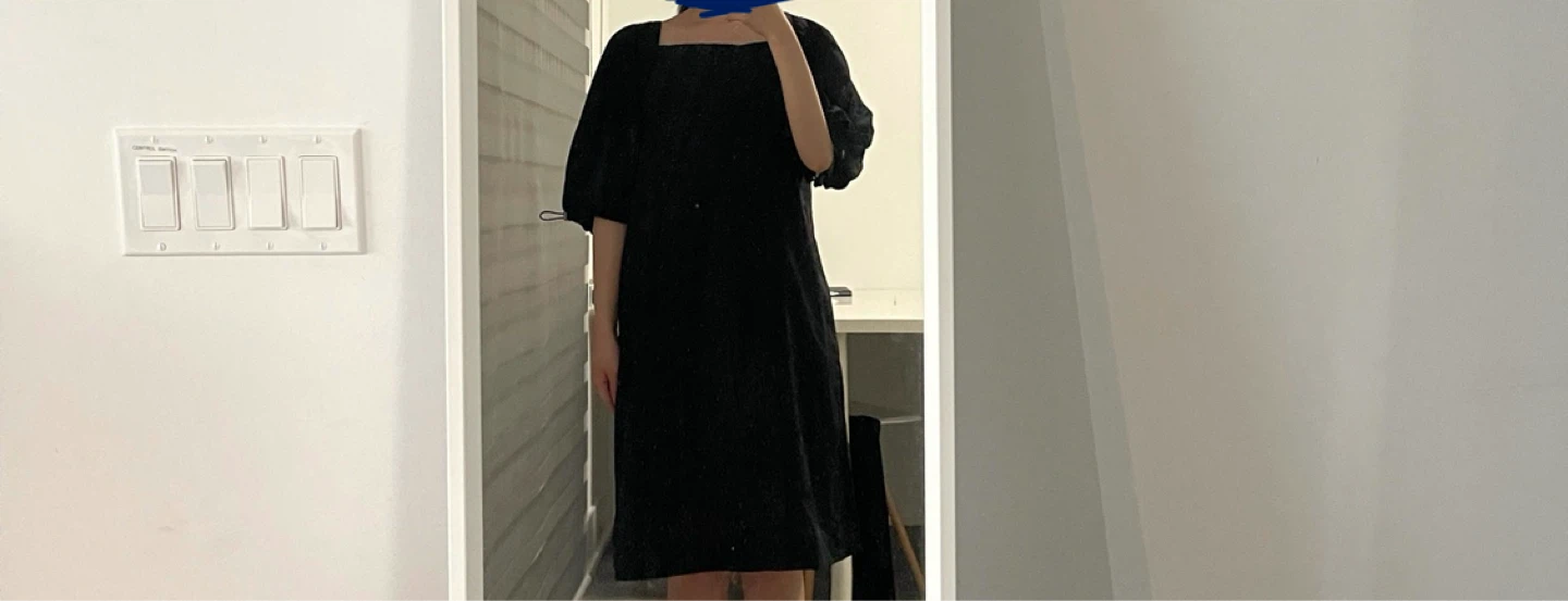 COS Black Puff Sleeve Dress - photo 4