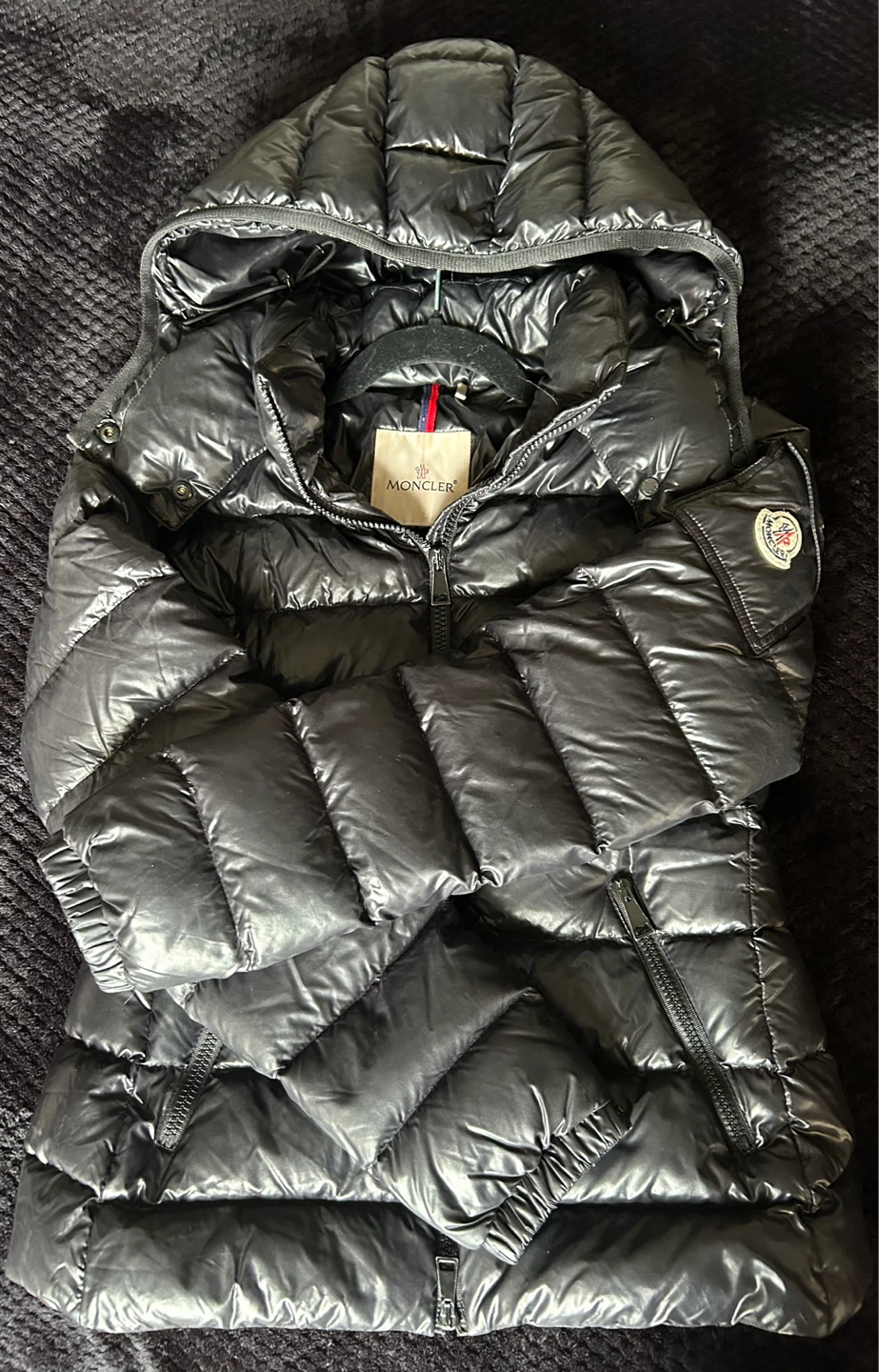 Authentic Woman’s Moncler Black Puffer Jacket - photo 3