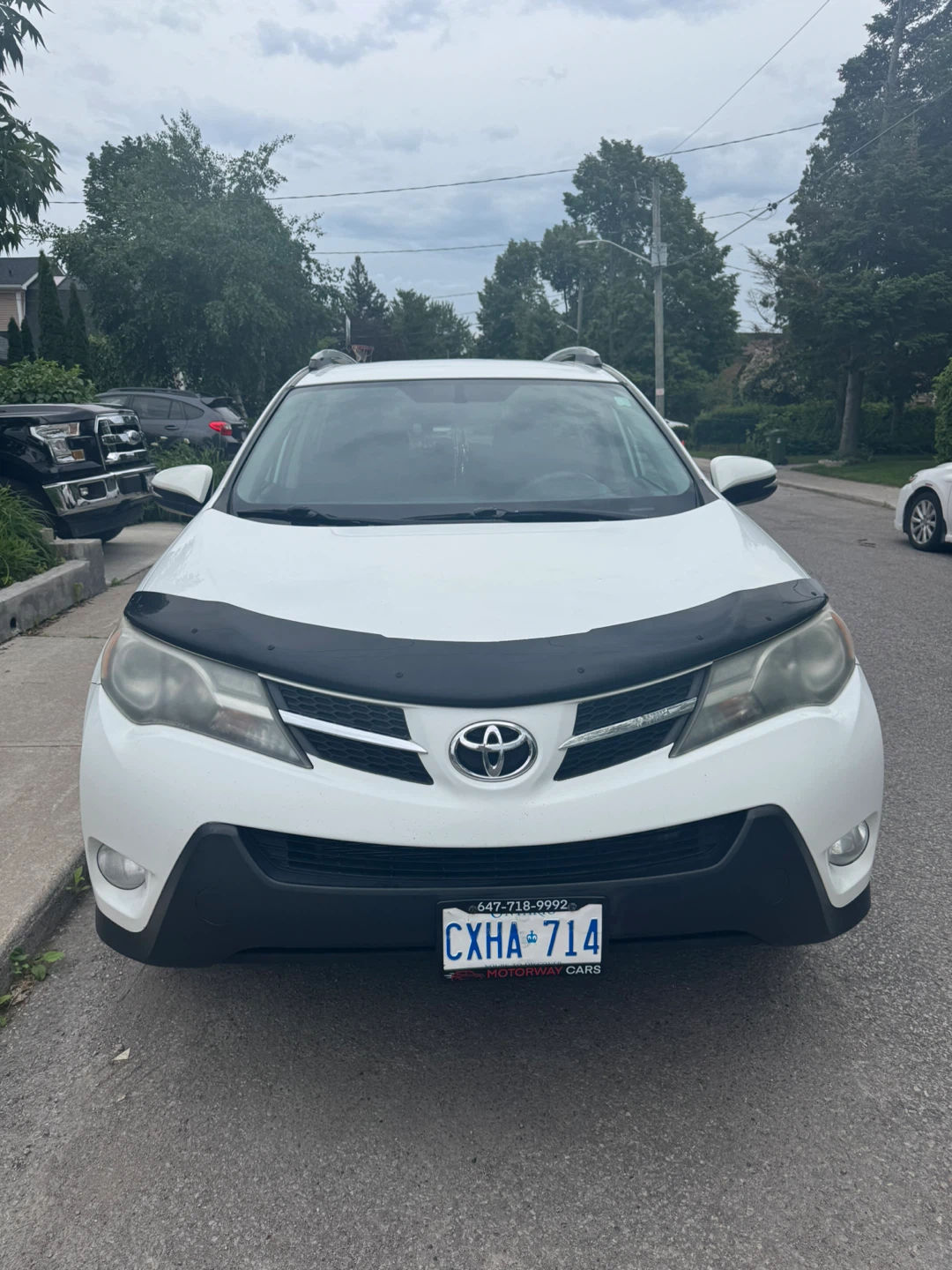 White Toyota RAV4