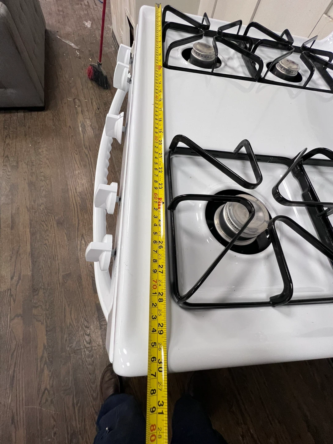 White GE Gas Range - photo 5