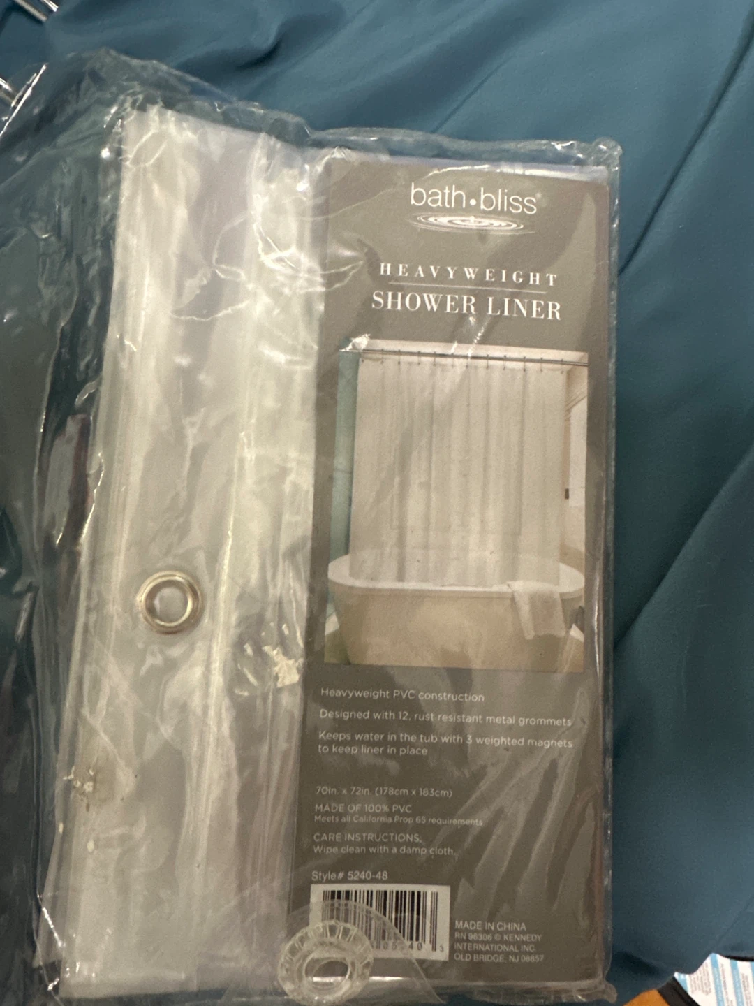 ⚽️ Bath Bliss Heavyweight Shower Liner - photo 2