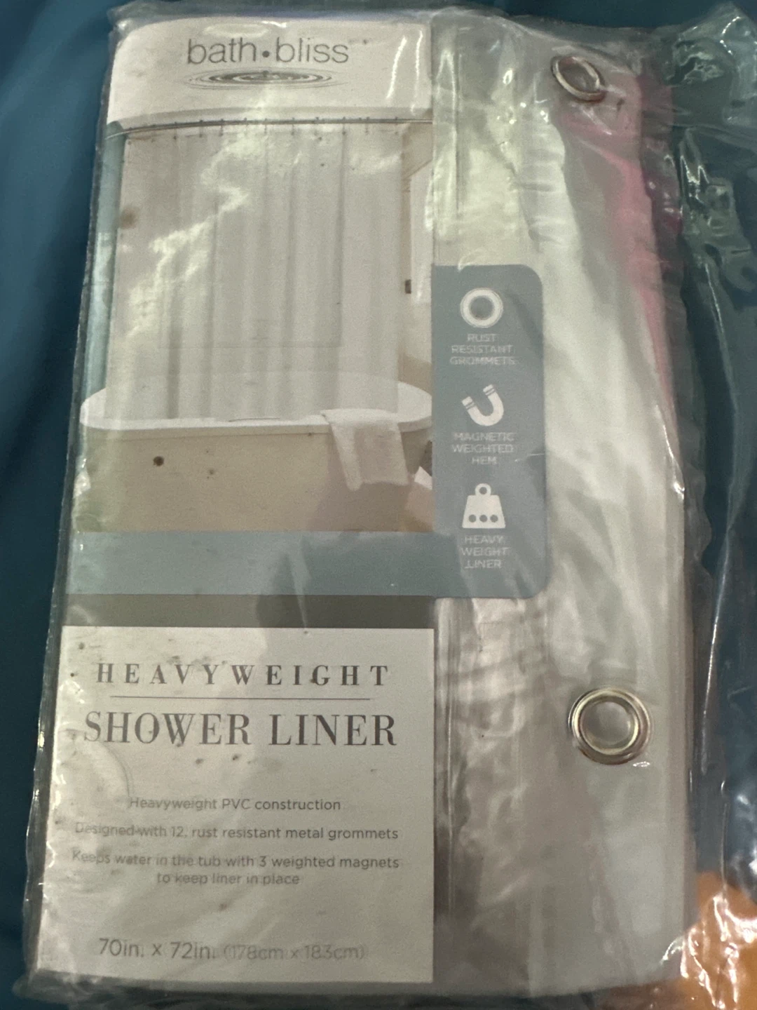 ⚽️ Bath Bliss Heavyweight Shower Liner