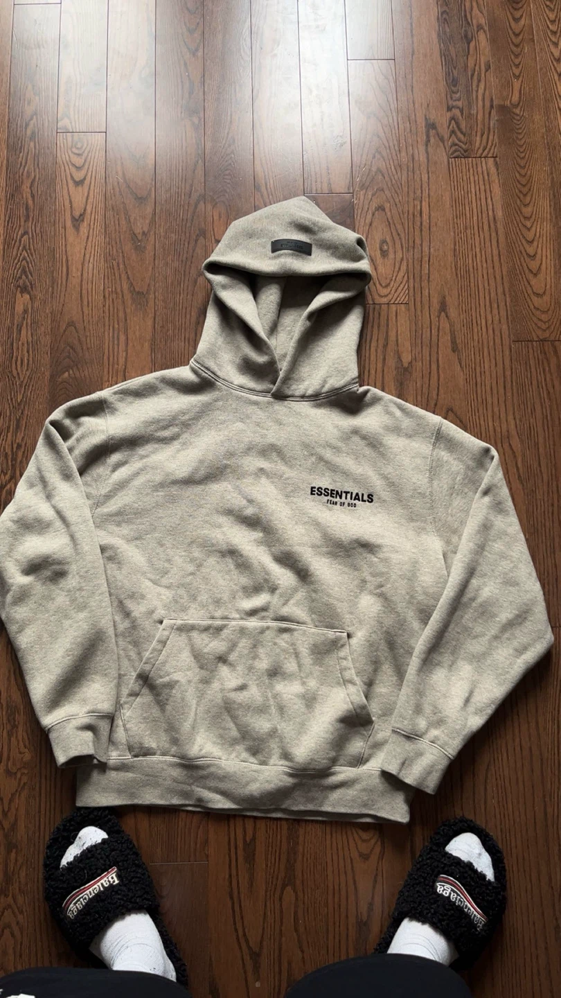 Grey Essentials Hoodie