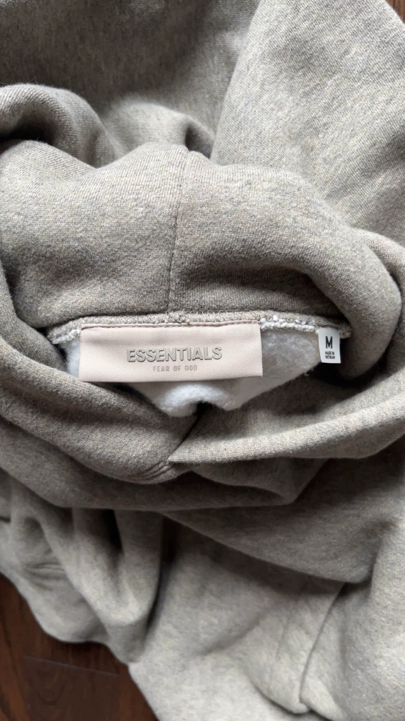 Grey Essentials Hoodie - photo 3