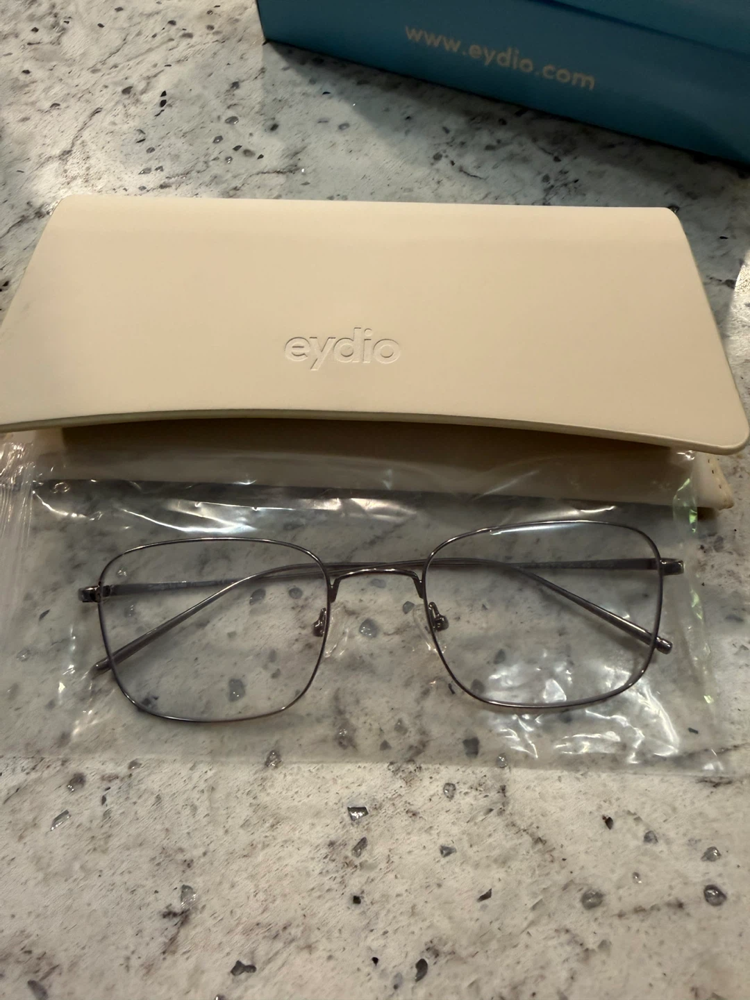 Eydio Black Eyeglasses with Case - photo 2