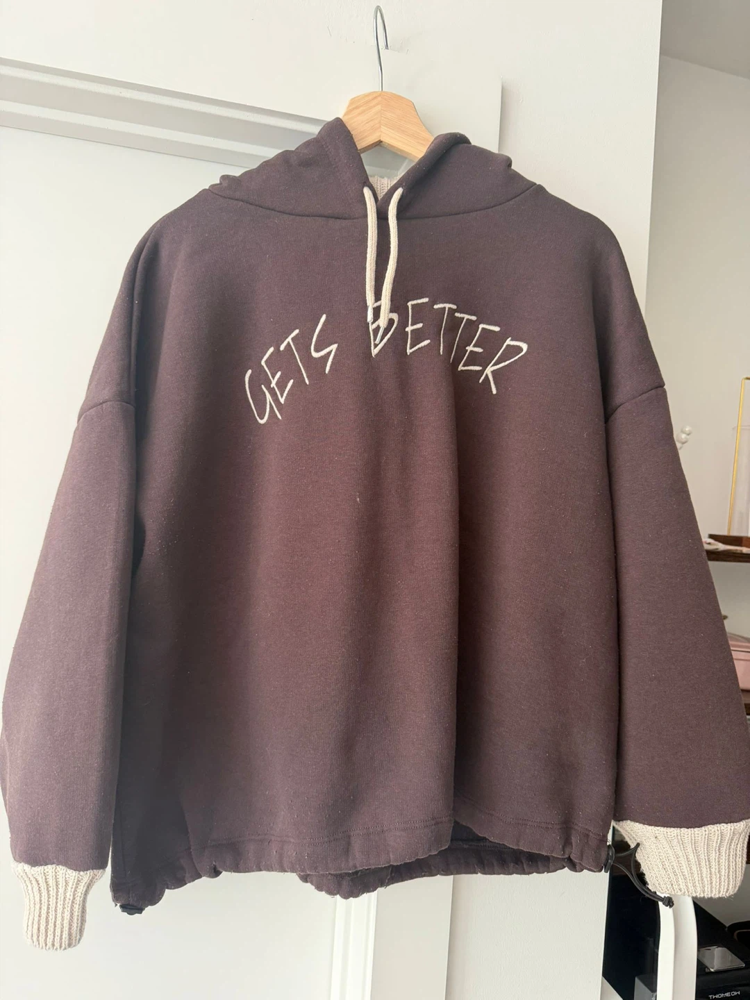 Brown "Gets Better" Hoodie