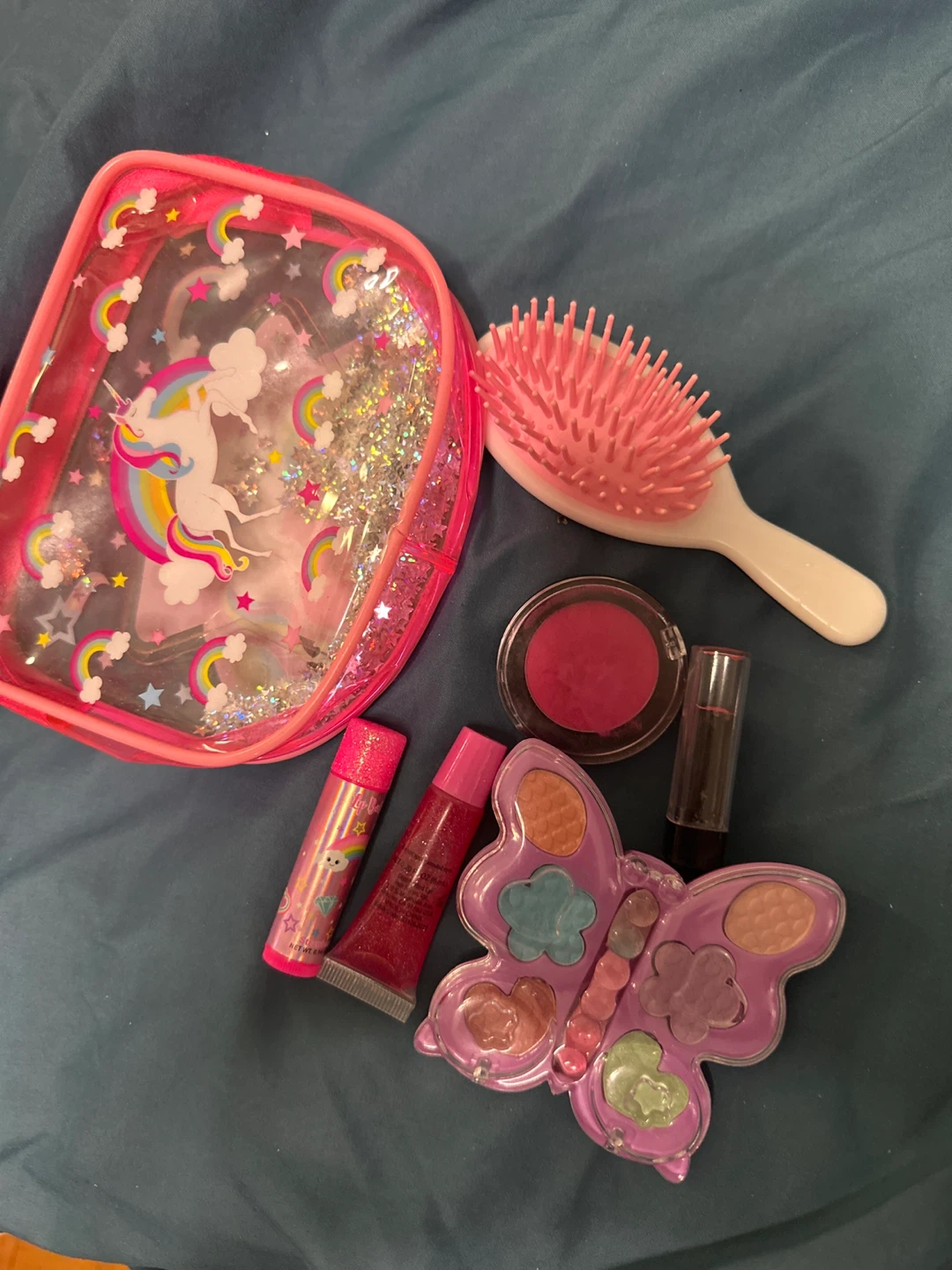 ⚽️ Kids Makeup Toy Set with Unicorn Bag - photo 3