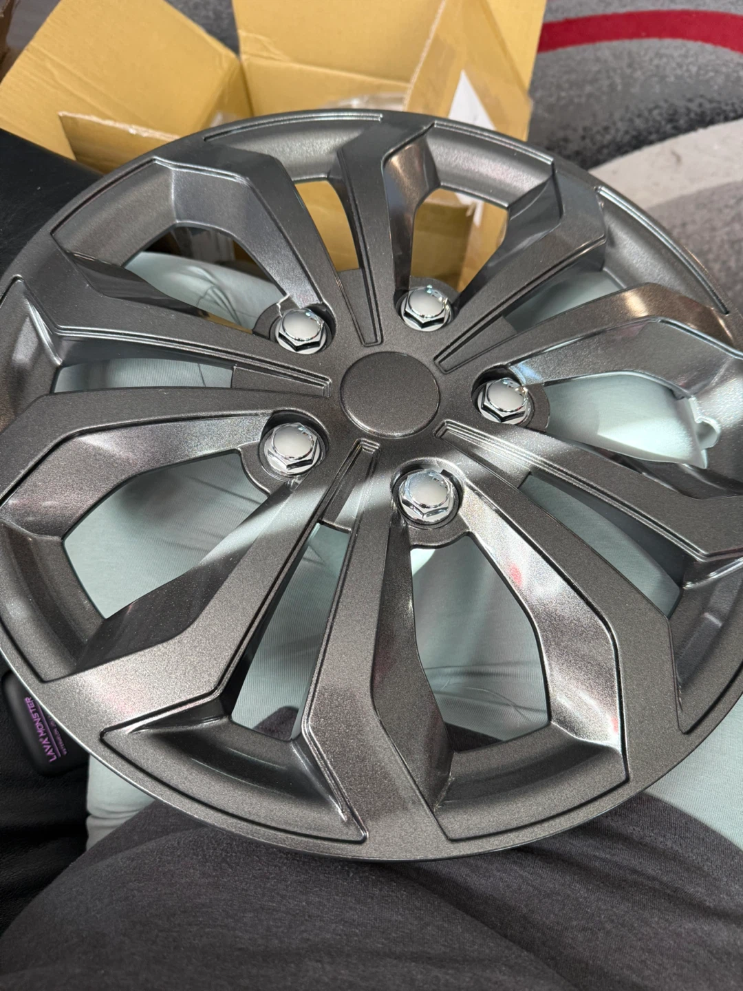 Gray Wheel Cover Hubcap